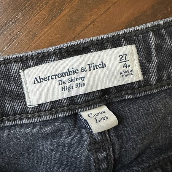 Abercrombie & Fitch Gray The‎ Skinny High Rise Jeans - Picture 8 of 13